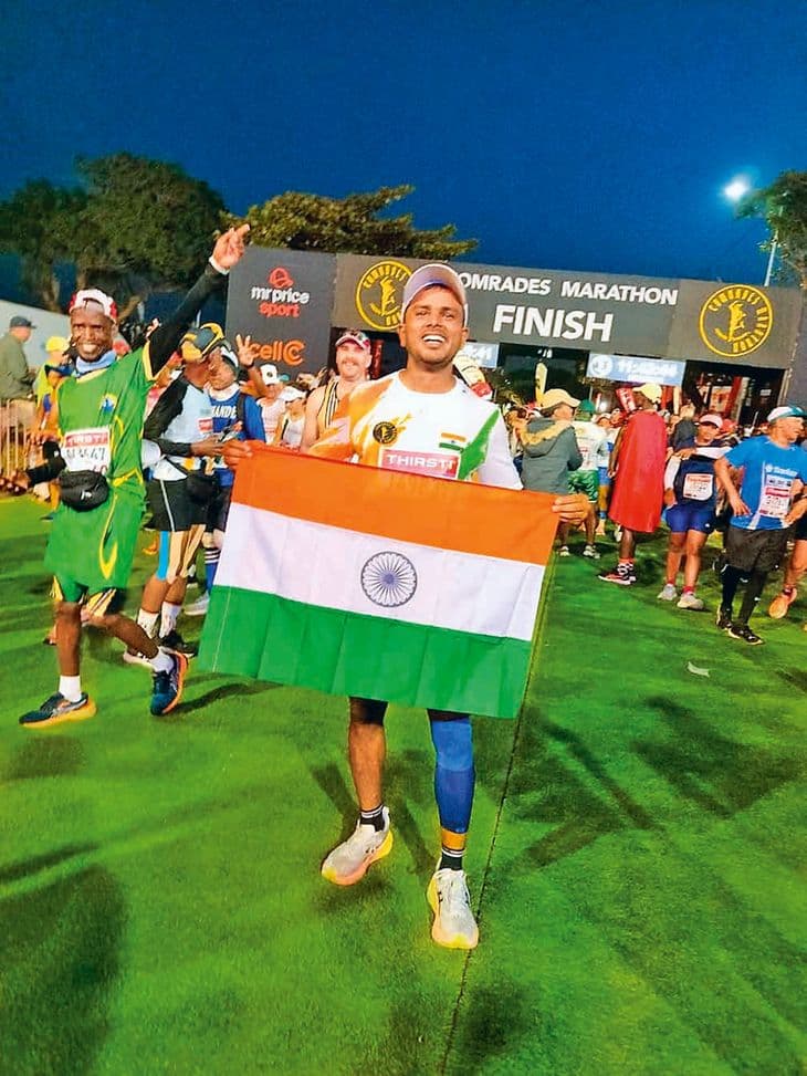छत्तीसगढ़ के उमेश काकिरवार ने 90 KM अल्ट्रा मैराथन पूरा कर रचा नया इतिहास